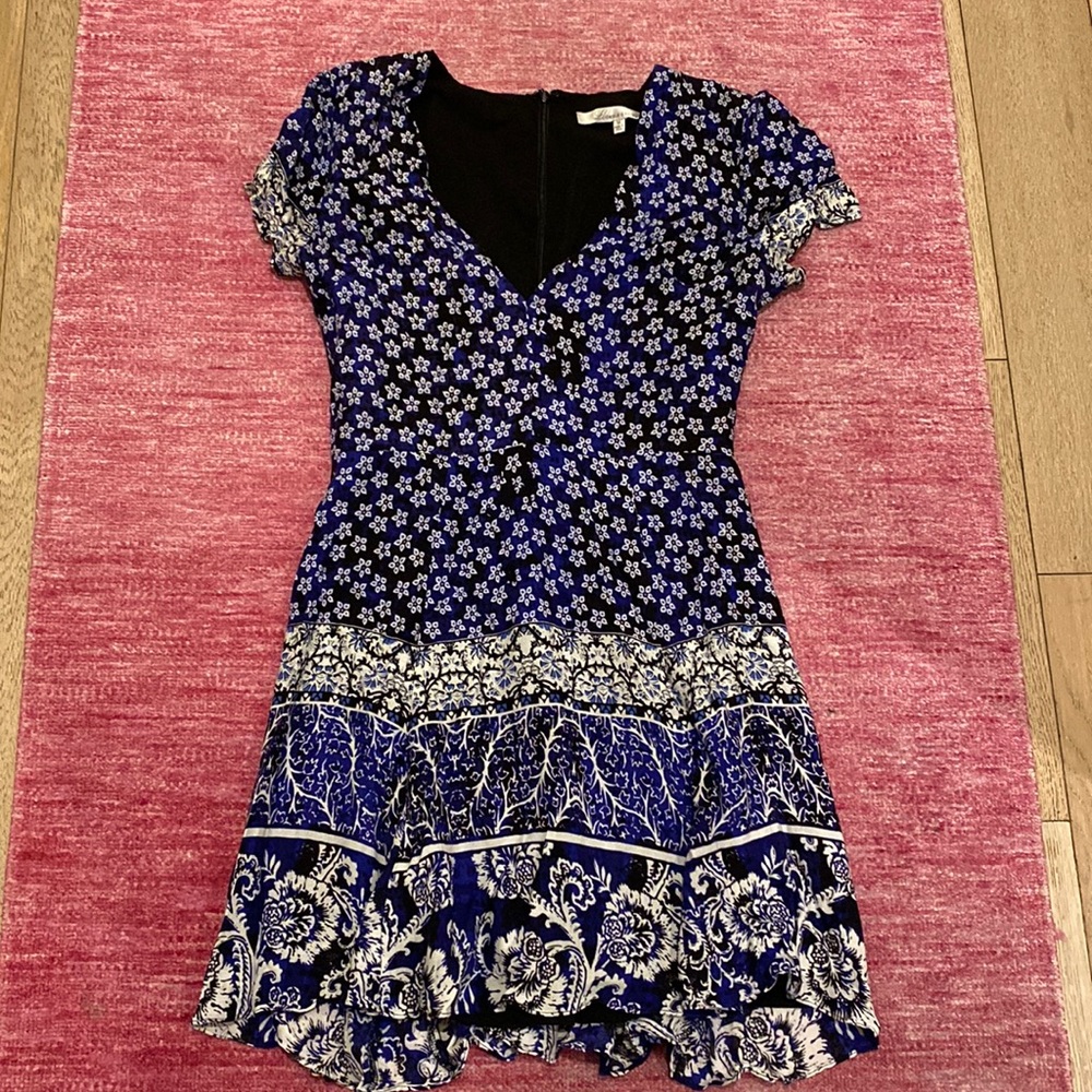 Lovers + Friends Blue Mini Dress